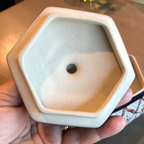 Javier Servin made in Mexico ceramic trinket box with lid - Picture 4 of 8